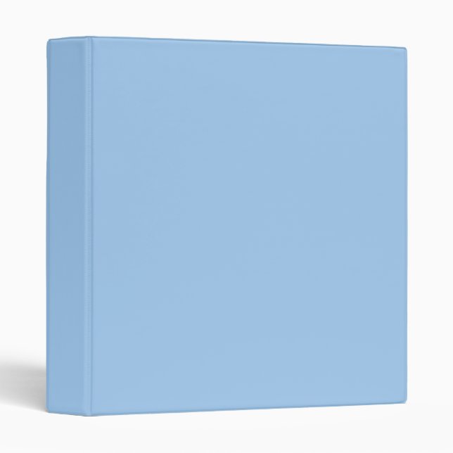 Classeur Bébé yeux bleus (couleur solide) (Devant/Côté)