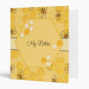 Classeur Bee Buzzing Honey Bees mignonne
