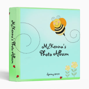 Classeur Bee Hop Bumble Bee Spring Baby Album photo