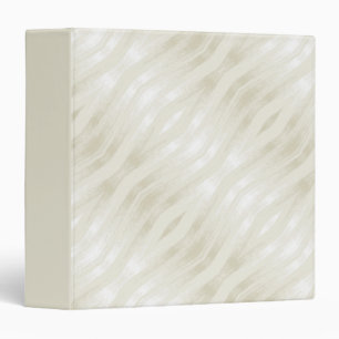 Classeur Beige clair et blanc noble texturé