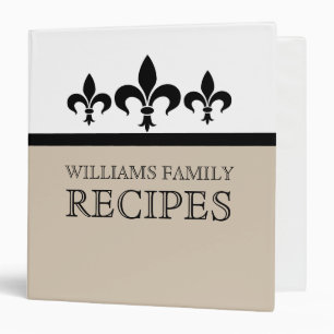 Classeur beige Swanky Fleur De Lis (1,5 Pouce)