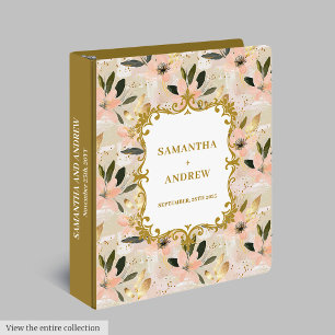 Classeur Belle Album mémoire Mariage or Blush