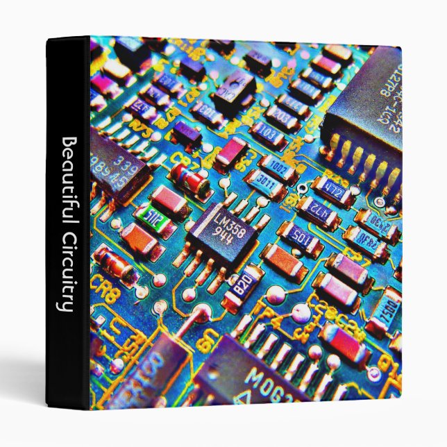 Classeur Belle Circuitrie (1 po) (Devant/Côté)