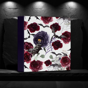 Classeur Belle déplaisante Roses gothiques foncés avec ch