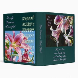 Classeur Belle FILLE BÉBÉ NÉE Journée Merveilleuse ! Livre 
