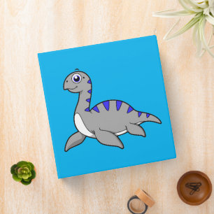 Classeur Belle Illustration D'Un Monstre Loch Ness.