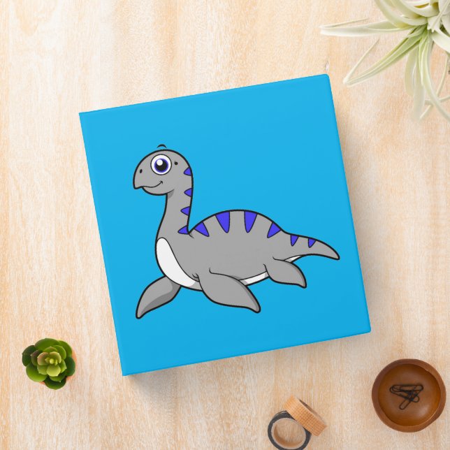 Classeur Belle Illustration D'Un Monstre Loch Ness. (In Situ)