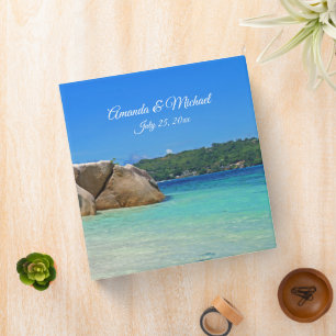 Classeur Belle Mer Tropicale Mariage de la côte rocheuse