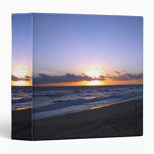 Classeur Belle Plage Sunrise (Devant/Côté)