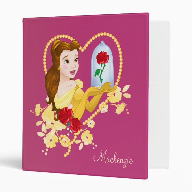 Classeur Belle | Roses rouges (Devant/intérieur)