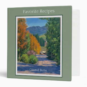 Classeur Belle scène d'automne en Butte Crested