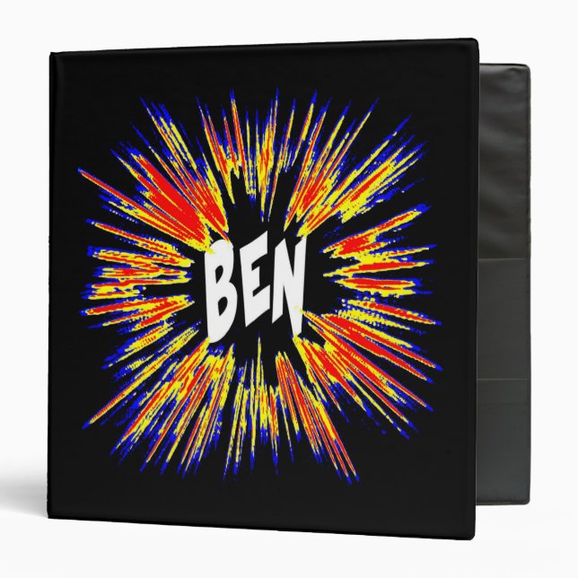 Classeur Ben BAM (Devant/Intérieur)