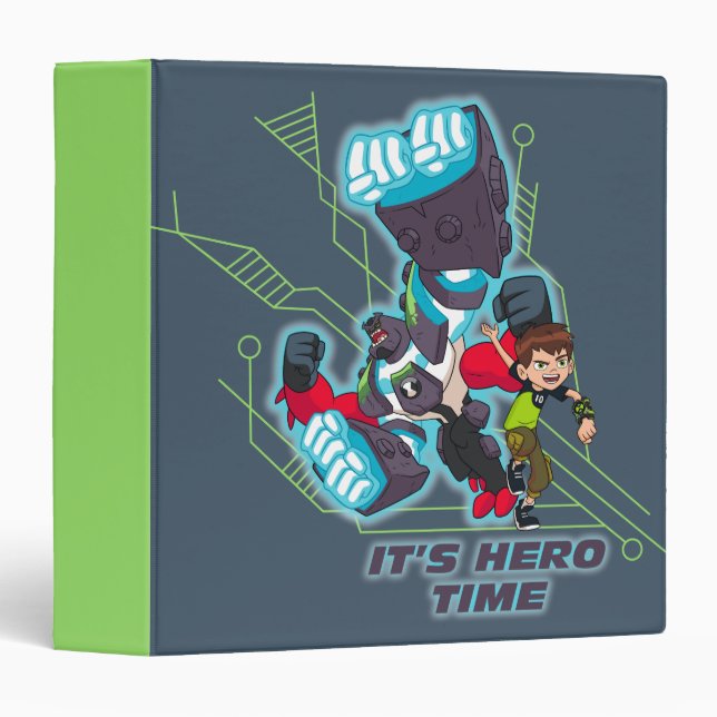 Classeur Ben & Omni-Enhanced Four Arms - It's Hero Time (Devant/Côté)