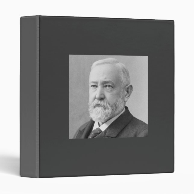 Classeur Benjamin Harrison 23e président (Devant/Côté)