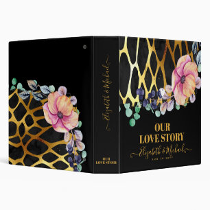 Classeur BEORGANISÉ Notre histoire d'amour Empreinte de léo