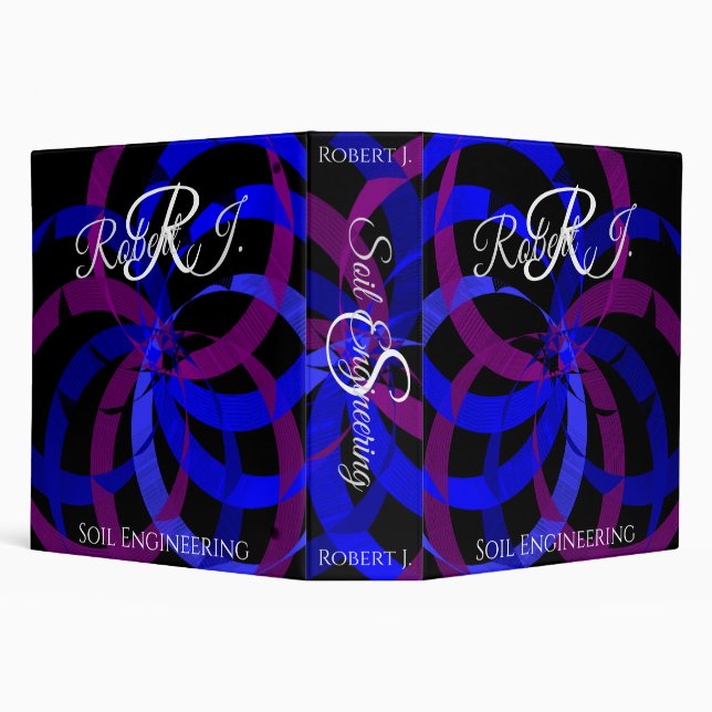 Classeur Berry Blend Geometric Binder (Arrière-plan)