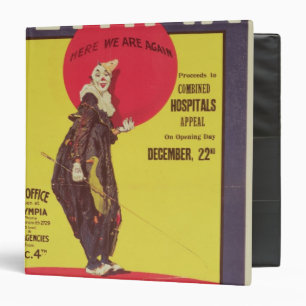 Classeur Bertram fraise l'affiche de cirque