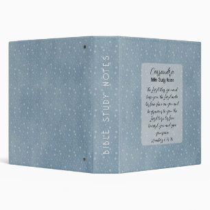 Classeur Bible chrétienne Verse Art