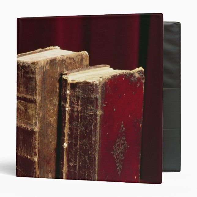 Classeur Bibles appartenant à seigneur Byron et Augusta (Devant/Intérieur)
