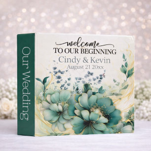 Classeur Bienvenue à notre début : élégant album de mariage