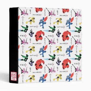Classeur Big Hero 6 Motif de combat