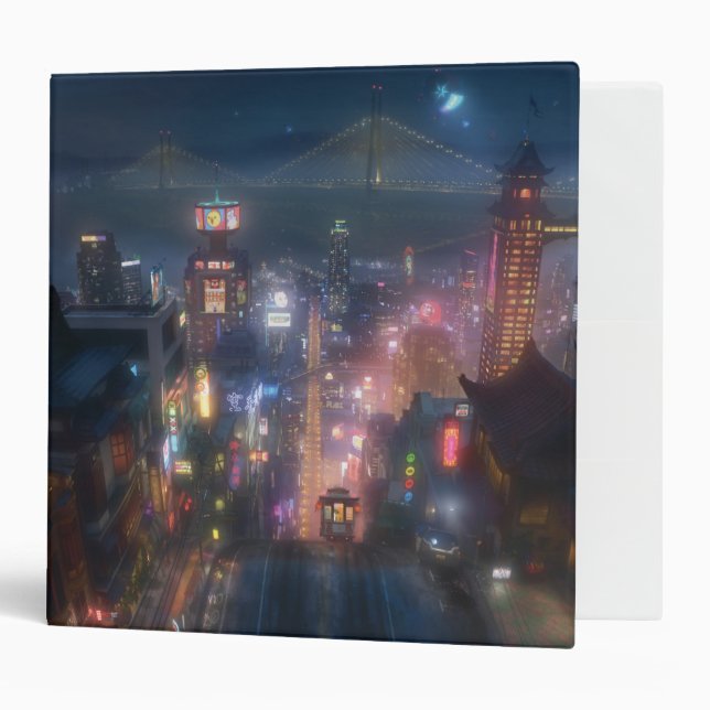 Classeur Big Hero 6 Night Sky (Devant/intérieur)