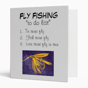 Classeur "Big Yellow May To Do List" Journal de pêche à la