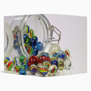 Classeur billes jouets en verre