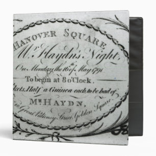 Classeur Billet à "Night de M. Haydn's" à Hannovre