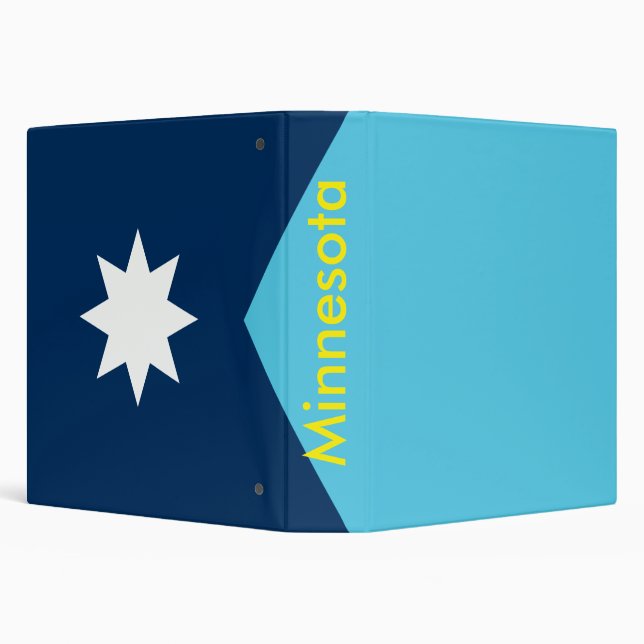 Classeur Binder with Flag of Minnesota (Arrière-plan)