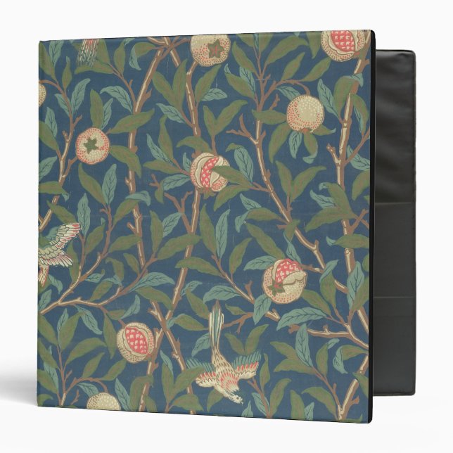 Classeur 'Bird and Pomegrenate' Wallpaper Design, printed b (Devant/Intérieur)