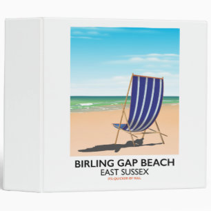 Classeur Birling Gap Bea, affiche de voyage vintage East Su