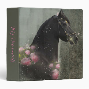 Classeur Black Beauty Friesian Horse - Classeur, Bureau,