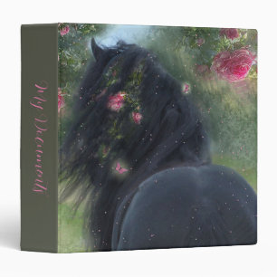 Classeur Black Beauty Friesian Horse - Classeur, Bureau,