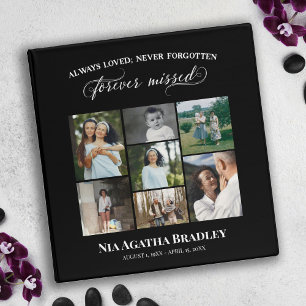 Classeur Black Forever Missage Photo Collage Memorial
