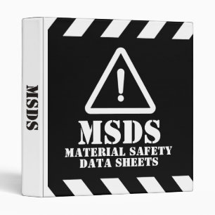 Classeur Black MSDS Material Safety Data Sheets