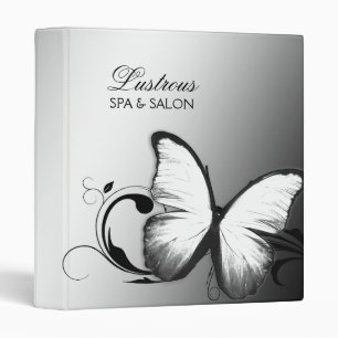 Classeur Blanc brillant de noir du papillon 311