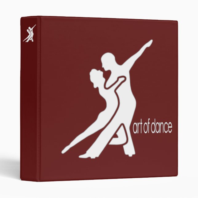 Classeur blanc de logo (Devant/Côté)