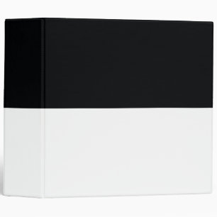 Classeur Blancs et Noirs Simple Extra Wide Strips