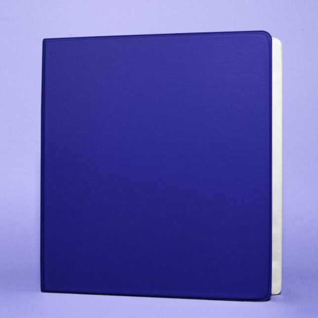 Classeur Blank Modern Solid Color bleu marine (Créateur téléchargé)