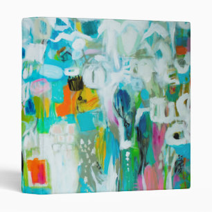 Classeur Bleu abstrait