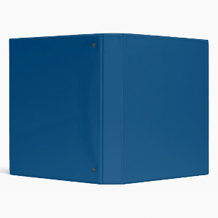Classeur bleu denim solide