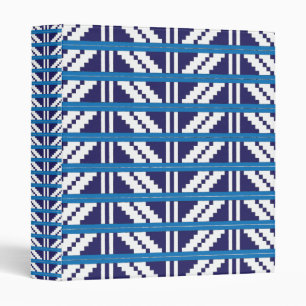 Classeur Bleu et blanc letton Letton Ethnic Folk art