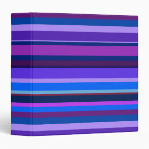 Classeur Bleu et violet bandes horizontales