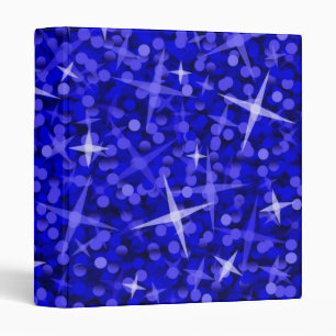 Classeur bleu-foncé de tape-à-l'oeil