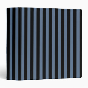 Classeur Bleu gris et noir rayures