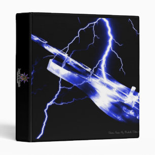 CLASSEUR bleu GUITARE ÉLECTRIQUE
