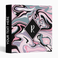 Bleu noir pourpre rose de marbre coloré élégant