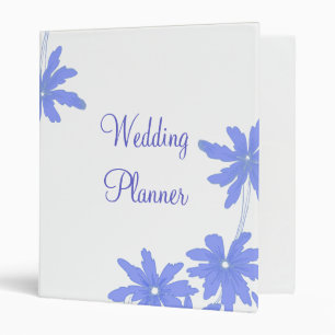 Classeur Bleu périwinkle Mariage blanc