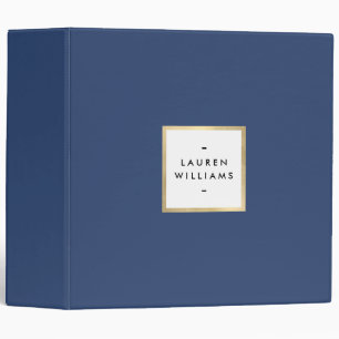 Classeur Bleu vintage
